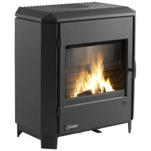 Piec wolnostojący Carolo antracyt, wylot splain fi 150, moc 8kw