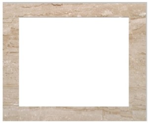 Ramka marmurowa beżowa do wkładu Maja 