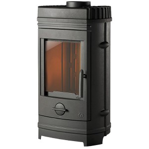 Piec wolnostojący CHATEL antracyt, wylot spalin fi 150, moc 8kw