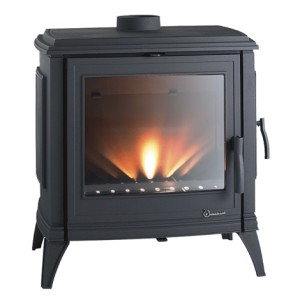 Piec wolnostojący Sedan L antracyt, wylot spalin fi 180, moc 12kw
