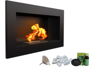 biokominek GOLF czarny z certyfikatem TÜV + akcesoria