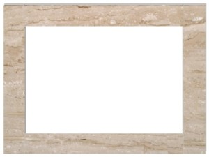 Ramka marmurowa beżowa do wkładu Zibi 