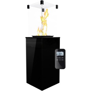 Ogrzewacz gazowy PATIO MINI panel czarny na pilota, 4-8,2 kW 
