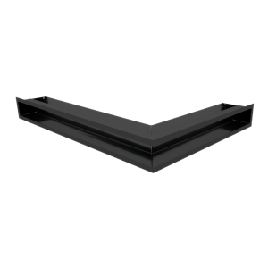 kratka wentylacyjna luft narożny SF (płytki) lewy 766x547x90 mm - kolor czarny
