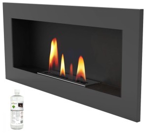 Biokominek UNIFLAM 90x40cm grafit 