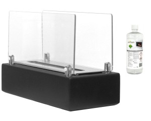 Biokominek wolnostojący UNIFLAM CUBO czarny mat