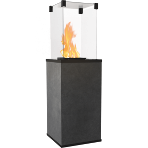 Ogrzewacz gazowy PATIO MINI M spiek kwarcowy BLEND NERO - sterowanie manualne, 4,9-8,2 kW
