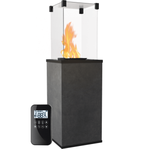 Ogrzewacz gazowy PATIO MINI spiek kwarcowy  BLEND NERO - automatyka pilot, 4,0-8,2 kW