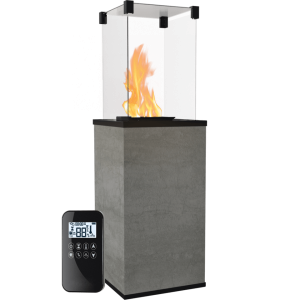 Ogrzewacz gazowy PATIO spiek kwarcowy NATURALI PIETRA DI SAVOIA GRIGIA - automatyka pilot, 4,0-8,2 KW 