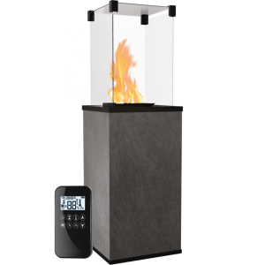 Ogrzewacz gazowy PATIO spiek kwarcowy SETA LIQUORICE - automatyka pilot, 4,0-8,2 KW 