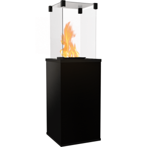 Ogrzewacz gazowy PATIO M spiek kwarcowy COLLECTION NERO ASSOLUTO - sterowanie manualne, 4,9-8,2 kW 
