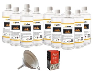 ZESTAW BIOPALIWO 11szt + olejek drzewo sandałowe + lejek