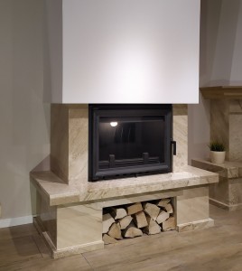 Obudowa kominkowa Selena prosta / narożna do wkładu Maja / Antek