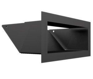 kratka kominkowa luft 45S 90x200 mm (front bez łączeń) - kolor grafitowy