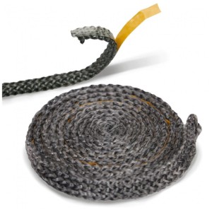 SZNUR USZCZELNIAJĄCY DO KOMINKÓW I PIECÓW, PŁASKI, SAMOPRZYLEPNY, GRUBOŚĆ 10X3MM (1M)