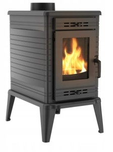 Piec wolnostojący żeliwny Koza K10, wylot spalin fi 150, moc 9,5kW