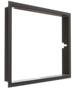 Ramka stalowa do kominka LUCY 15 NEW szerokość ramki 35 mm