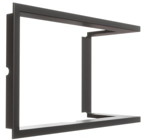 Ramka stalowa do kominka LUCY 14 prawy NEW szerokość ramki 35 mm