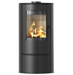 Piec wolnostojący Koza Loki z termotec z wylotem spalin fi 150 + dolot, moc 5,5kW