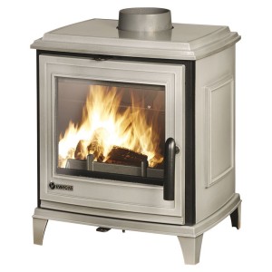 Piec wolnostojący SEDAN S szara emalia, wylot spalin fi 150, moc 5kw