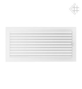 kratka wentylacyjna 22x45 biała małe oko z żaluzją