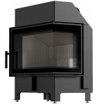 Wkład kominkowy powietrzny stalowy Zibi ECO prawy z termotec + dolot, wylot fi 180, moc 9,9kw 