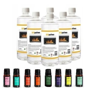 ZESTAW BIOPALIWO 6szt + 8 olejków do aromaterapii