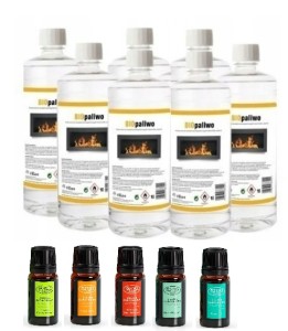 ZESTAW BIOPALIWO 7szt + 5 olejków do aromaterapii  