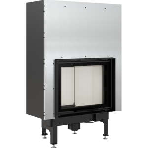 Wkład kominkowy powietrzny stalowy Nadia 10 gilotyna  z termotec + dolot, moc 10kW, wylot fi 200