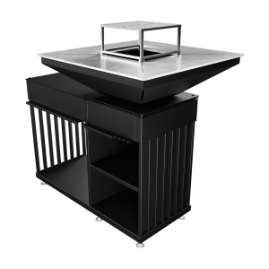 Palenisko ogrodowe QUADRUM z grillem Horizontal