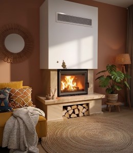 Kominek klasyczny / nowoczesny z marmuru prosty lub narożny z wkładem EKO 10kw i montażem Kraków