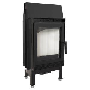 Wkład kominkowy powietrzny stalowy Blanka 8 z termotec + dolot, moc 8kW, wylot fi 160