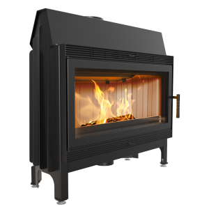 Wkład kominkowy powietrzny stalowy Blanka 910 z termotec + dolot, moc 16kW, wylot fi 200