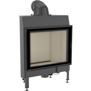 Wkład kominkowy powietrzny stalowy Nadia 13 z termotec + dolot, moc 13kW, wylot fi 200