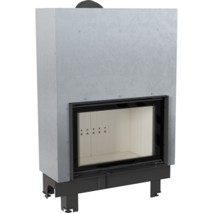 wkład kominkowy powietrzny stalowy MBO 15 gilotyna z termotec + dolot, moc 15kW, wylot fi 200