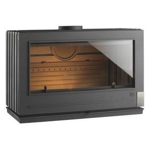Piec wolnostojący PRESTON antracyt, wylot spalin fi 180, moc 14kw
