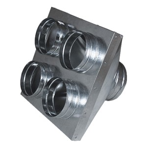 Skrzynka redukcyjna rakieta 160/4x125mm ocynk