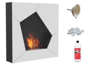 Biokominek  BALL biały z certyfikatem TÜV