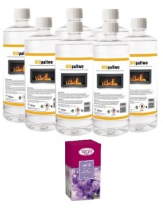 ZESTAW BIOPALIWO 7szt + olejek lawenda