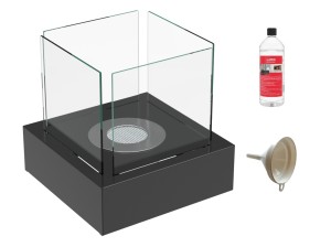 biokominek TANGO 3 czarny z certyfikatem TÜV