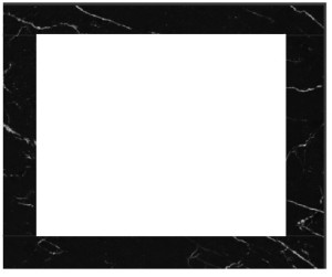 Ramka marmurowa czarna do wkładu Maja