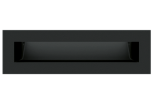 kratka kominkowa luft 45S SF (płytka) 60x200 mm (front bez łączeń) - kolor czarny