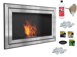 Biokominek juliet 1100x650 z certyfikatem TÜV + aromaterapia