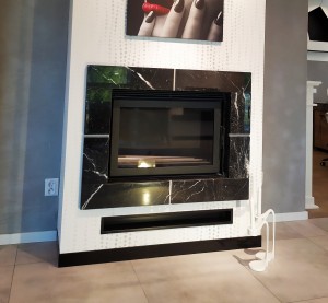 Rama marmurowa Viki z wstawkami aluminiowymi do wkładu Zuzia / Eryk