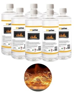ZESTAW BIOPALIWO 7szt + EFEKT ŻARZENIA 