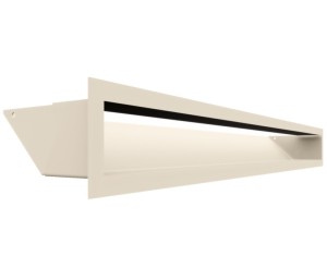 kratka kominkowa luft 45S 90x800 mm (front bez łączeń) - kolor kremowy 
