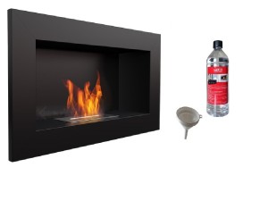 biokominek GOLF czarny z certyfikatem TÜV