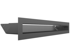 kratka kominkowa luft 45S 60x400 mm (front bez łączeń) - kolor grafitowy